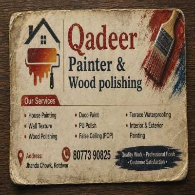 Qadeer painter & wood polishing