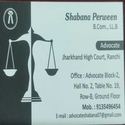 Advocate Shabana Perween