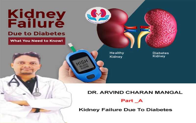 Kidney failure due to diabetes